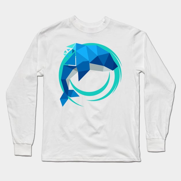 Whale Hello There (No Text) Long Sleeve T-Shirt by Usagi-Kun